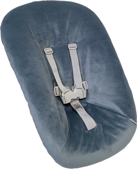 #08 Newborn hoes, Velours licht blauw, Stokke Tripp Trapp. Ook geschikt voor Kidsmill Up. van Merkloos