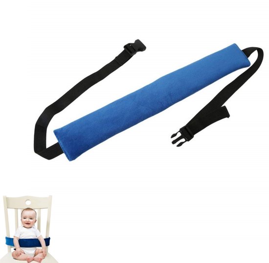 1 stuk - Veiligheidsgordel voor kinderstoel - Verstelbare veiligheidsgordel voor kinderstoel - Veiligheidsgordel voor kinderstoel - Valbeveiligingstouw - Draagbare heupgordel voor kinderzitje - Heupgordel voor op reis - Accessoires voor kinderstoelen van Merkloos