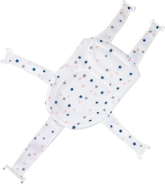 1 stuks badzitje voor baby's - opvouwbaar badzitje - babybadmat - antislip badnet - verstelbaar badaccessoire voor pasgeborenen en peuters - veilig badderen van Fruity Kids