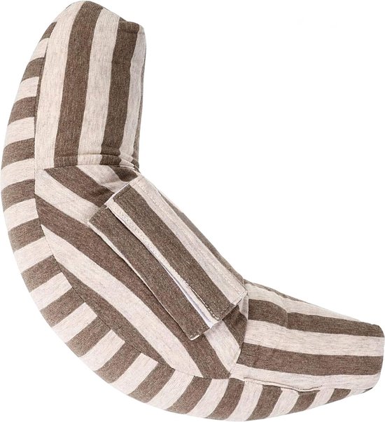 1 Stuks Bruin(30x15x11cm) Gordelkussen voor kinderen, autoslaapkussen, reis-nekkussen, veiligheidsgordel, autostoel, hoofdkussen, riem, kussen, schouderbescherming - Universeel Veiligheidsgordel Slaapkussen voor Kinderen Volwassenen van Zeflon