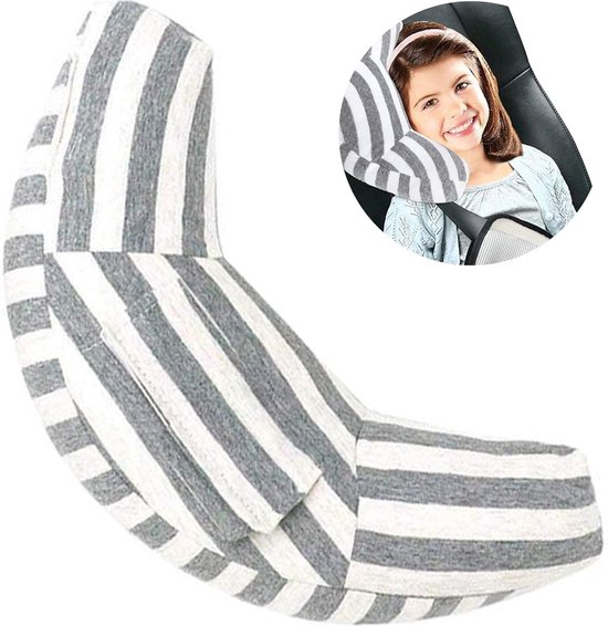 1 Stuks grijs(30x15x11cm) Gordelkussen voor kinderen, autoslaapkussen, reis-nekkussen, veiligheidsgordel, autostoel, hoofdkussen, riem, kussen, schouderbescherming - Universeel Veiligheidsgordel Slaapkussen voor Kinderen Volwassenen van Ardi Traders.
