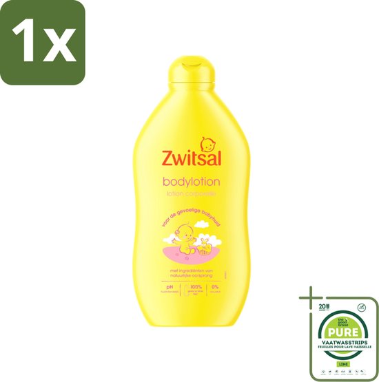 1 x Zwitsal - Babyverzorging - Bodylotion - Extra Verzorgend en Zacht - 400 ml - Babylotion - Babyhuid - Verzorgende Lotion - Hydraterende Lotion - Zwitsal