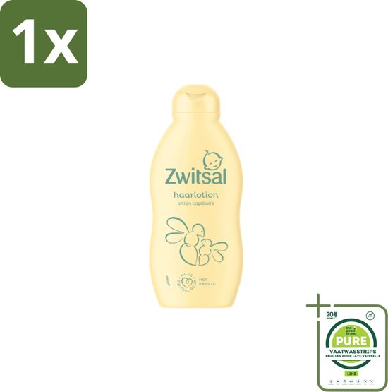 1 x Zwitsal Haarlotion Baby 200 ml - Babyhaar Verzorging - Babyhaar Lotion - Leave-in Haarlotion - Babyhaar Kammen - Babyhaar Bescherming