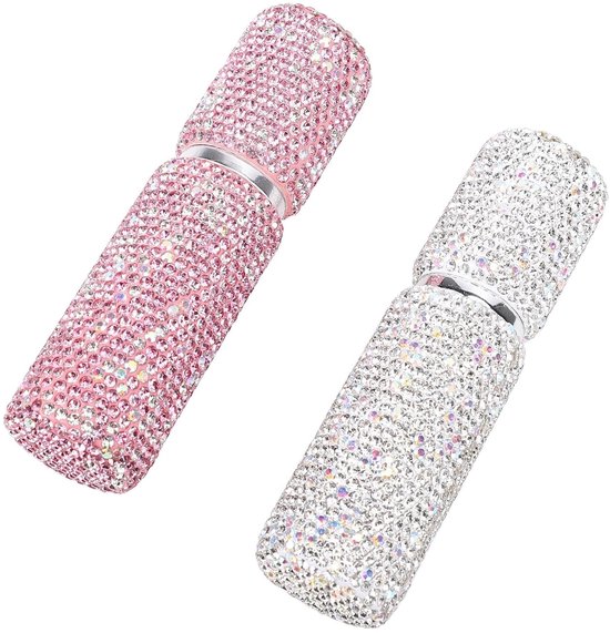 10 Ml Steentjes Parfum Verstuiver Bijvulbare Fles Miniatuur Spuitfles Draagbare Parfumfles met Geschenkidee voor Vrouwen, Plastic Dispenser Fles voor Etherische Oliën