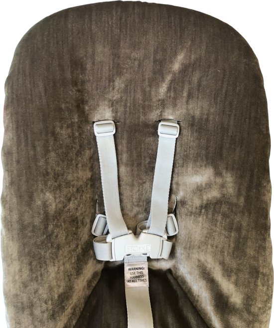 #10 Newborn hoes, Velours Bruin/grijs, Stokke Tripp Trapp. Ook geschikt voor Kidsmill Up. van Ukje