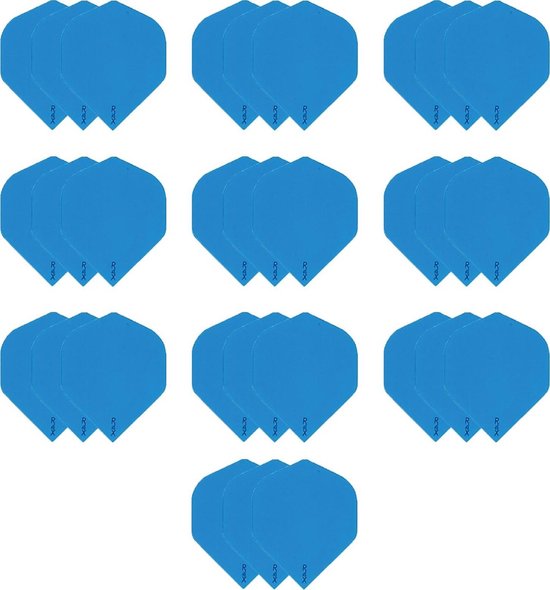 10 Sets (30 stuks) zeer stevige R4X - dart flights - Blauw - darts flights van R4X
