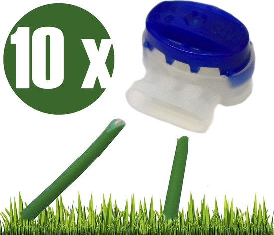 10 st. Draad verbinders voor perimeterdraad | Universeel | Gel connector | Robotmaaier | Reparatieset van Verdere