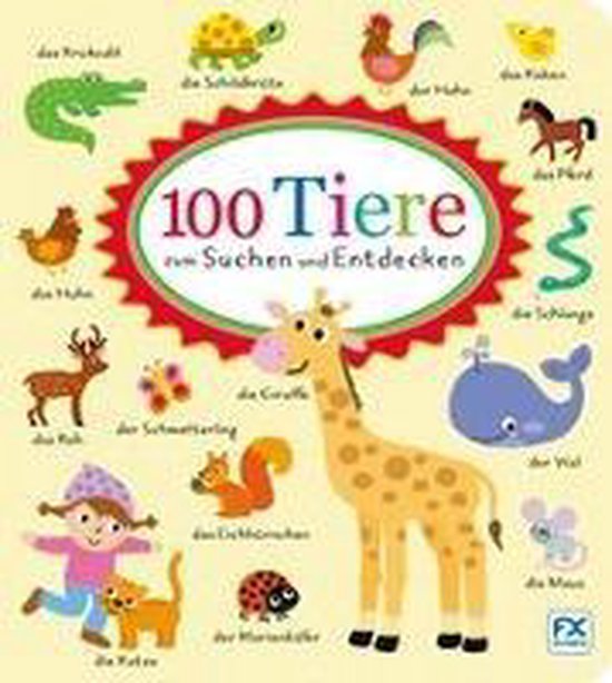100 Tiere zum Suchen und Entdecken van Merkloos