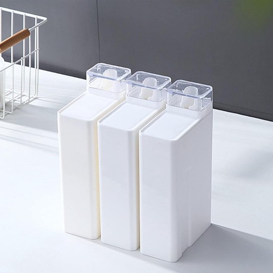 1000 ml lege wasmiddel dispenser voor badkamer en wasruimte - navulbare fles voor vloeibare zeep - 34 oz - praktisch en handig
