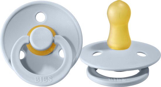 100231 Fopspeen Bibs Blauw 0+ (S) van BIBS