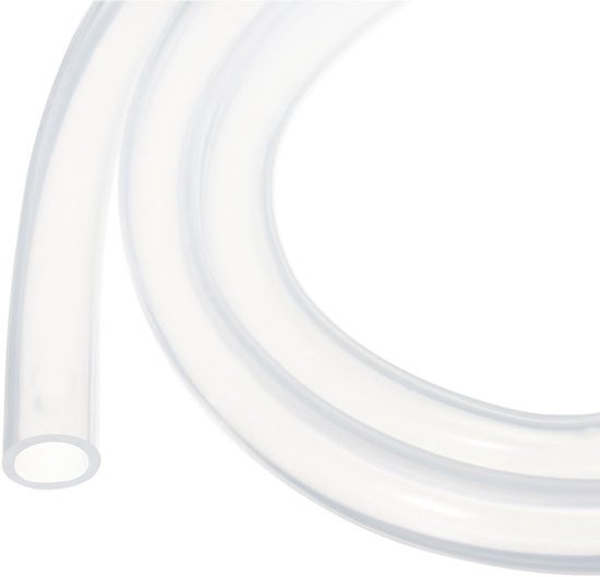 10ft Silicoon Slang 10mm ID 13mm OD Duidelijke Industriële Plastic Slang Pure Silicoon Hoses voor Pomp Siphoneren Afvoeren Irrigatie Brouwen, 3/8" x 1/2"