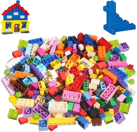 1200-delige Bouwstenen Set – Creatief Speelgoed voor Kinderen en Volwassenen – Compatibel met LEGO – Educatieve Bouwblokken voor Jongens en Meisjes van $