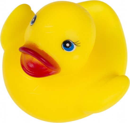 12x Badeend geel badspeelgoed 5.5 cm - Speelgoed - Badspeeltjes - Badeendjes van Merkloos