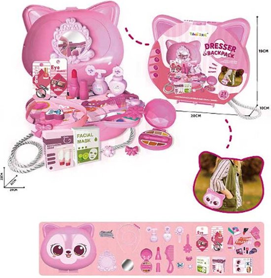 1751 BEAUTY SET HANDTAS MET BIGTOYS ACCESSOIRES van Bigtoys