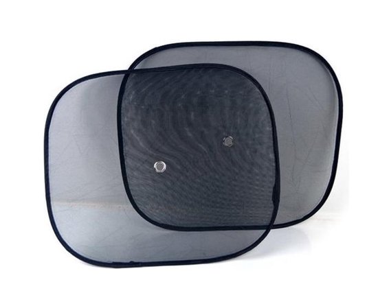 2 Auto Zonneschermen - Raam UV Autozonwering - Sun Blocker Zijraam van Daihavo.