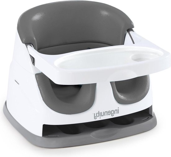 2-in-1 Babyzitje voor het voeden en spelen met afneembaar dienblad - Leisteen - Afmetingen 43.8 x 38.7 x 29.8 - 1 stuk van INGENUITY