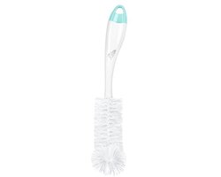 2-in-1 Bottle Brush with Ergonomic Handle for Baby Bottles and Vacuum Cleaners