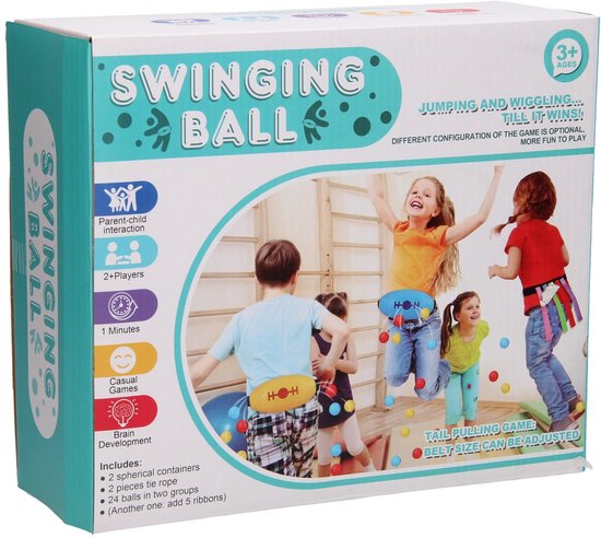 2-in-1 Spel: Lintjes pakken & Swingbal van Merkloos