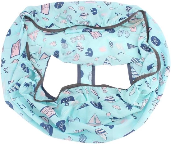 2-in-1 Wieg en Hoge Stoel Bescherming, Zijden Winkelwagentje Hoes voor Baby's, 65 x 35 x 40 cm