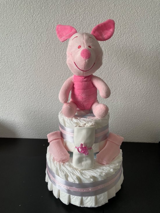 2-Laags Luiertaart Knorretje Meisje van Felicitas Delight