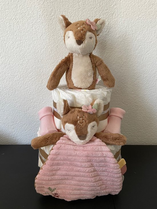 2-Laags Luiertaart Little Dutch Fairy Garden Hertje van 2-L