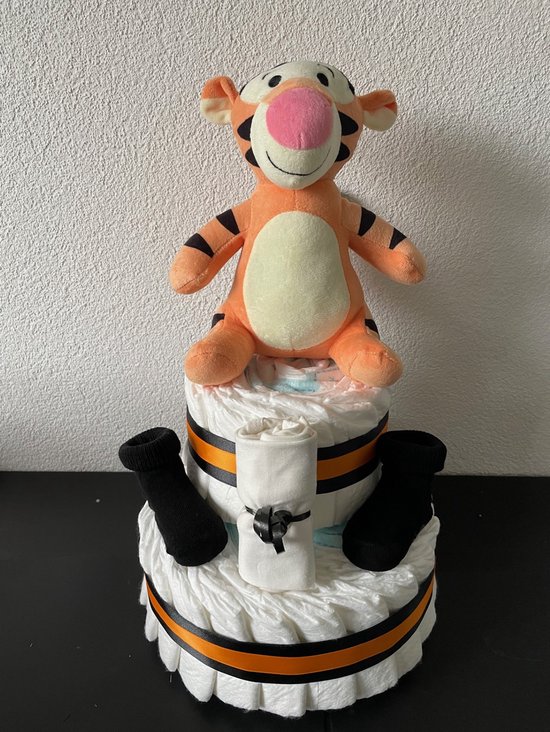 2-Laags Neutrale Luiertaart Tijgertje van Merkloos