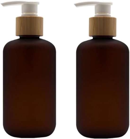 2 Pack 250ml/8oz Lege Plastic Pompflessen - Toiletten Dispenser - Zeep Lotion Dispenser Containers - Badaccessoires Met Lotion Pompen