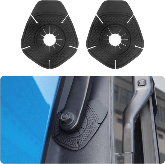 2-pack stofhoezen voor ruitenwissergaten, hoogwaardige siliconen beschermers voor ruitenwisserbladgaten ter voorkoming van verstopping, universele auto-exterieuraccessoires voor auto's, vrachtwagens en SUV's (zwart) van Merkloos