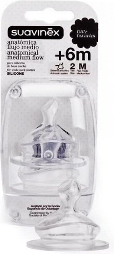 2 spenen voor suavinex fles van Suavinex