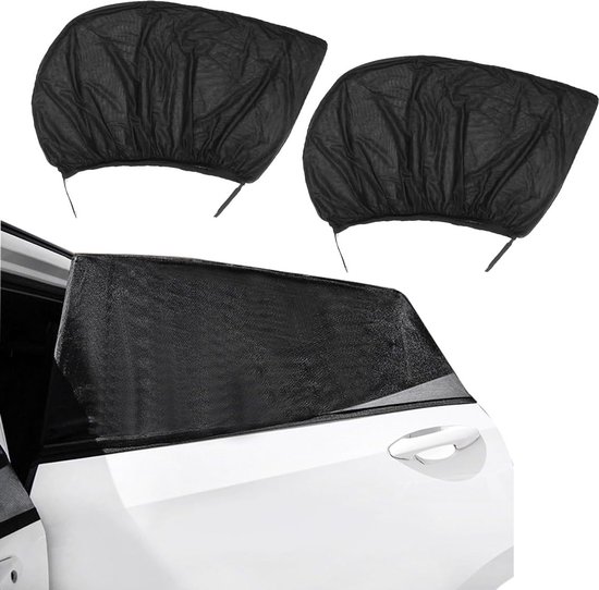 2 Stuks （Achterruit）autoruitzonwering - 39,4"×19,7" - automatische achterruitschaduw - voor privacy verduistering - ademend gaas UV-bescherming zonneschermblokkering - voor babyfamiliehuisdier - auto-accessoires - Zomer Autohoes van ZATOOTO