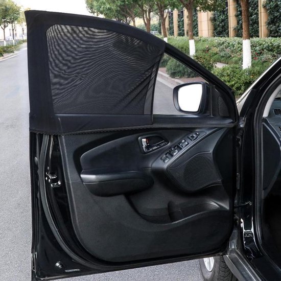 2 stuks auto zonnescherm | voorruit | zonbescherming | eenvoudige installatie | geschikt voor alle automerken | S 40 x 60 - 90cm (hxb) van LifeGoods