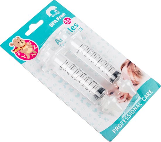 2 Stuks - Baby - Neus - Rhinitis - Nasale - Wasmachine - Naald - Kindje - Neuszuiger - Schoner - Spuit - Baby - Neus - Wassen - Voor Kinderen
