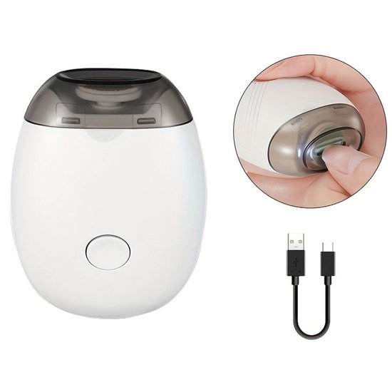2 stuks elektrische automatische nagelknipper, 3-in-1 automatische nagelslijper met 3 snelheden, universele automatische nagelslijper, stille automatische nageltrimmer en -polijster voor het hele gezin van Merkloos