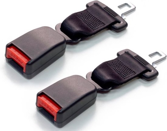 2 stuks - Gordelverlenger - Verlengstuk-Veiligheidsgordel - Autogordel - Universeel - Comfortabel - Auto - Bus - Autogordel Verlenger -lange 4 inchunisexoriginele veiligheidsgordelver lengingsgespver van Unipark