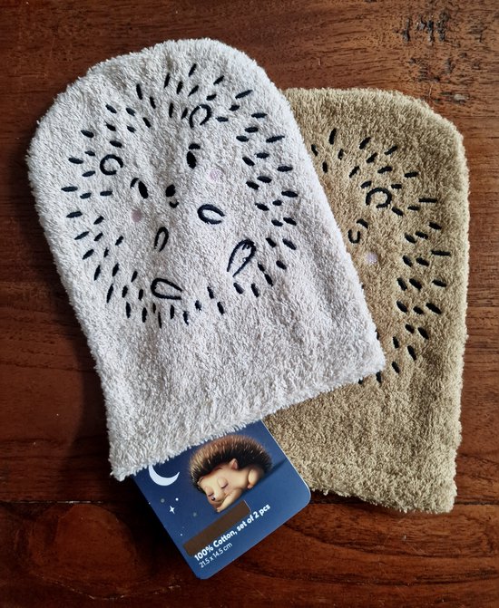 2 stuks Kinder washandjes van Merkloos