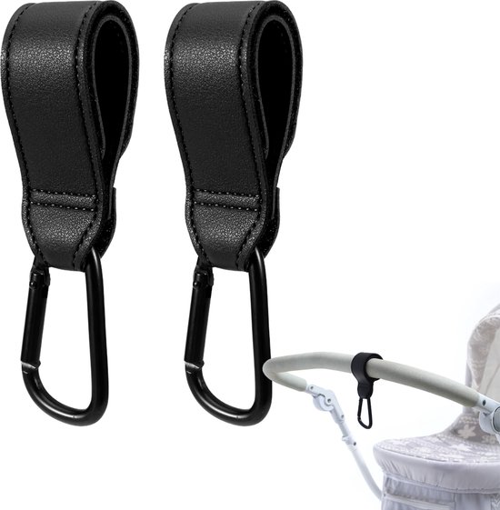 2 Stuks Kinderwagen Tassenhaakjes - Tassenhanger - Buggy Accessoires - Luiertas Tassenhaak - Buggy haakjes - Haakjes voor Tassen - LOUZIR van $