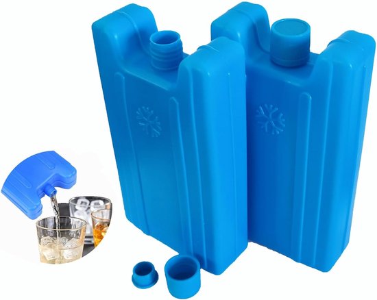 2 Stuks Verborgen IJsflessen - 400ml Verstopbare Alcoholzakken voor Festivals, Handige Plastic Wijnflessen voor Gemakkelijk Alcohol Smokkelen en Feestjes