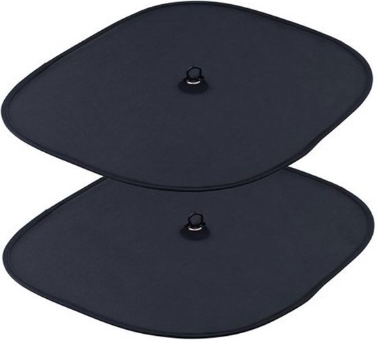 2 Stuks Zonneschermen Auto - Autozonwering - Auto Zonnescherm - Zonwering zijruit met UV protectie van Zonovia