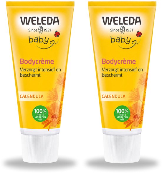 2 x WELEDA - Bodycrème - Baby & Kind Calendula - 75 ml - Voordeelverpakking - 2 stuks