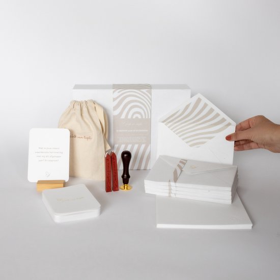 20 brieven aan je (klein)kind - Kraamcadeau - Babyshower - Wolk van liefde - Wax stempelset - Meest waardevolle cadeau voor een kind om te krijgen van Lief Rotterdammertje