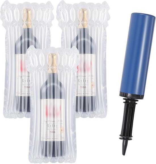 20 Pack Inflatable Wine Bottle Protectors for Safe Shipping