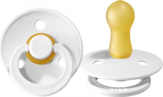 200211 Fopspeen Bibs Wit 6+ (M) van BIBS