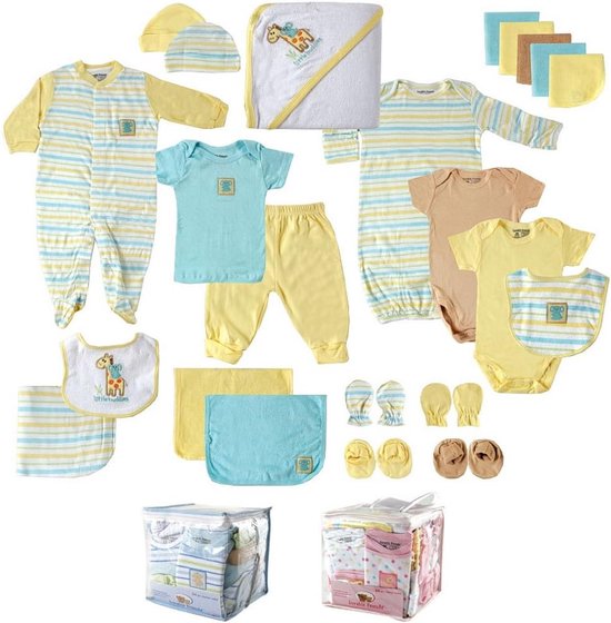 24-delige Set Baby Kleding en Essentiële Spullen Jongen