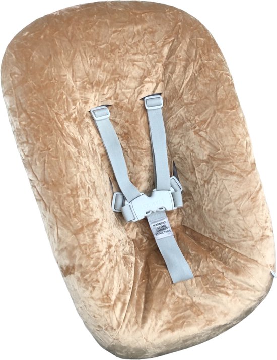 #26 newborn hoes, Camel crackle, Stokke Tripp Trapp. Ook geschikt voor Kidsmill Up. van Nanabeebi
