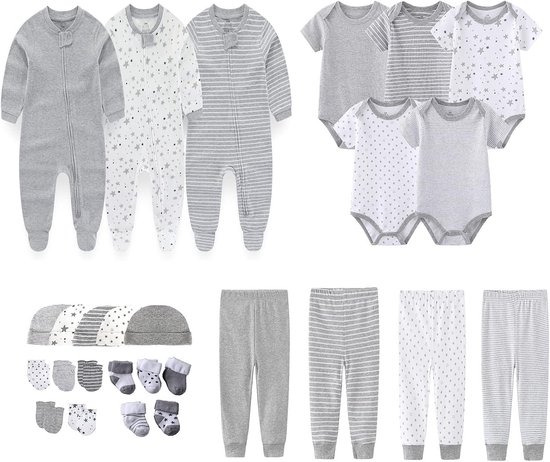 27-Delige Babykleding Set voor Pasgeboren Meisjes 0-12 Maanden van Merkloos