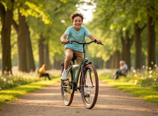 2Cycle Fighter kinderfiets 24 inch (8 tot 10 jaar) voor jongens groen van 2Cycle