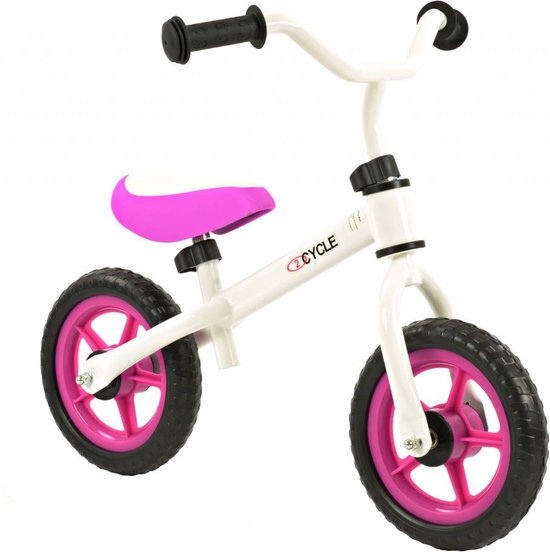 2Cycle wit/roze (1305) - Loopfiets van QPlay