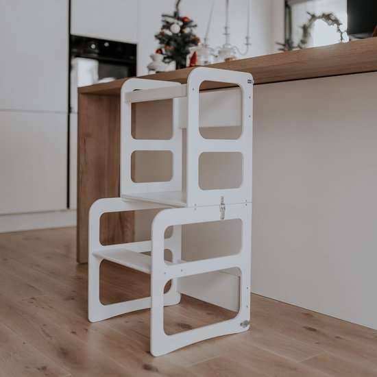 2in1 Kitchen Tower / Table & Chair van Merkloos