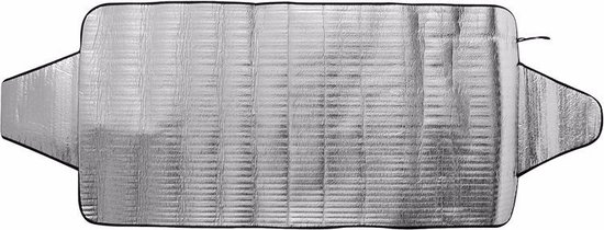 2x Auto zonneschermen/anti vorst dekens 70 x 140 cm - Zonneschermen anti vriesscherm raamdeken van Impag