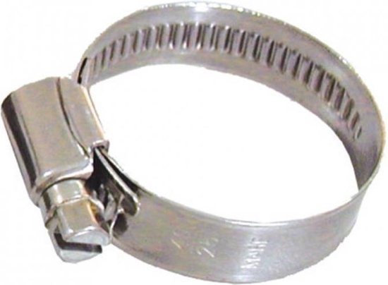 2x RVS slangklem 32 - 50mm - (W2 EURO) van Toolstation